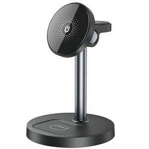 شارژر وایرلس 15 وات و هولدر ایکس او