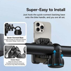 هولدر گوشی موبایل دوچرخه و موتورسیکلت بیسوس