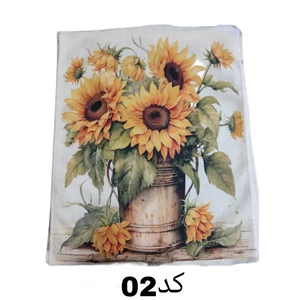 دستمال میکروفایبر نظافت آشپزخانه مدل آلبوم 30*30