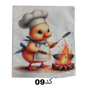 دستمال میکروفایبر نظافت آشپزخانه مدل آلبوم 30*30