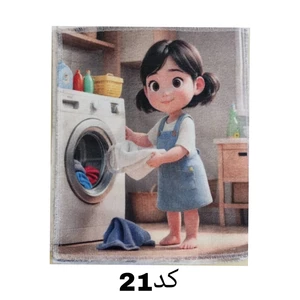 دستمال میکروفایبر نظافت آشپزخانه مدل آلبوم 30*30