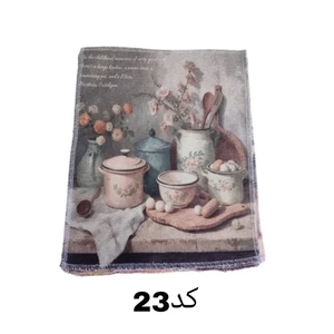 دستمال میکروفایبر نظافت آشپزخانه مدل آلبوم 30*30