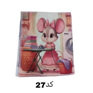 دستمال میکروفایبر نظافت آشپزخانه مدل آلبوم 30*30