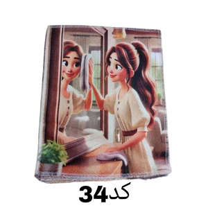 دستمال میکروفایبر نظافت آشپزخانه مدل آلبوم 30*30