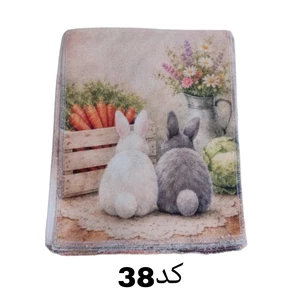 دستمال میکروفایبر نظافت آشپزخانه مدل آلبوم 30*30