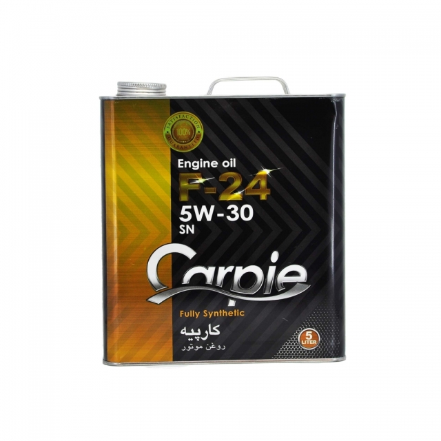 روغن موتور کارپیه کد F-24 مدل 5W30 SN حجم 5 لیتر