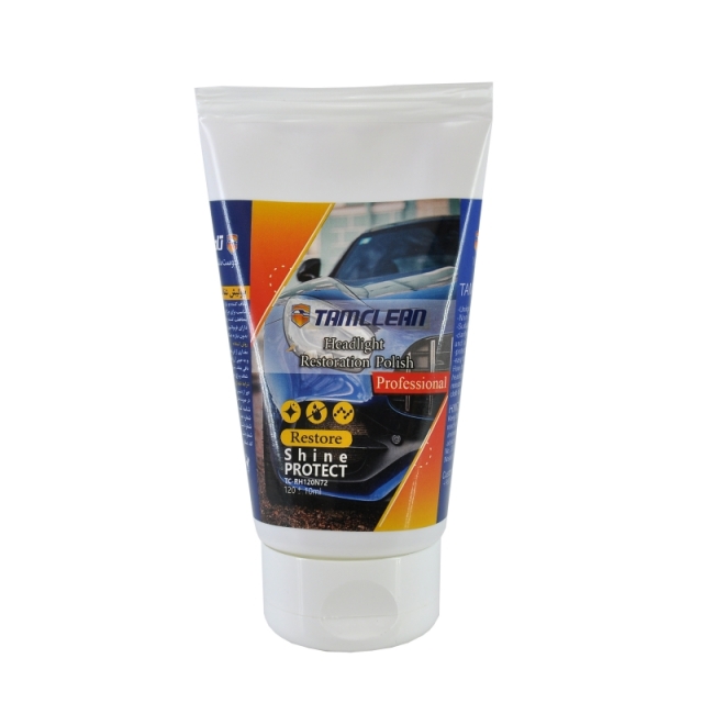 پولیش شفاف کننده چراغ خودرو تام کلین مدل TC-RH120N72