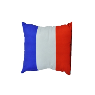 کوسن پشت شیشه عقب خودرو  تام کلین طرح پرچم فرانسه سایز 35*35 تک عددی