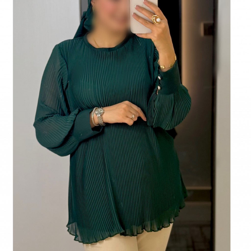 شومیز پلیسه حریر کد241