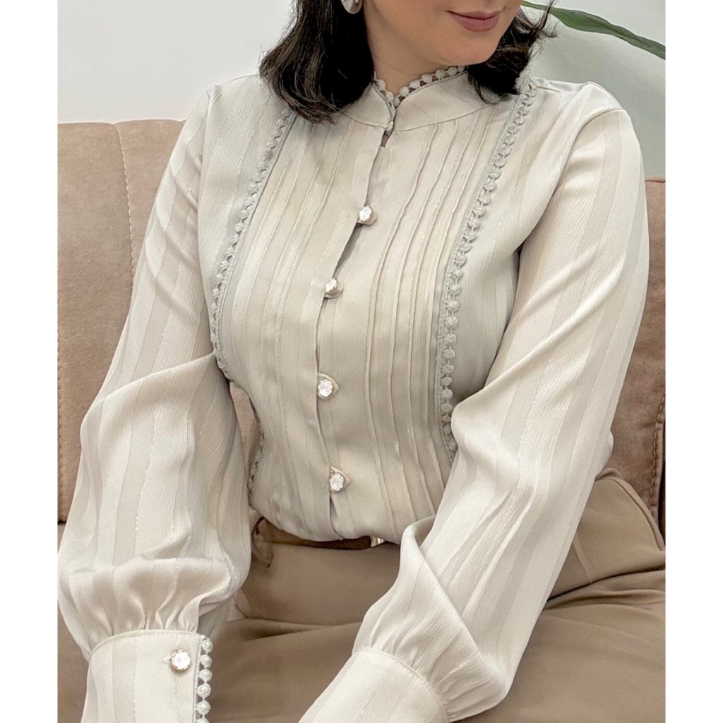 شومیز نیلا راه راه