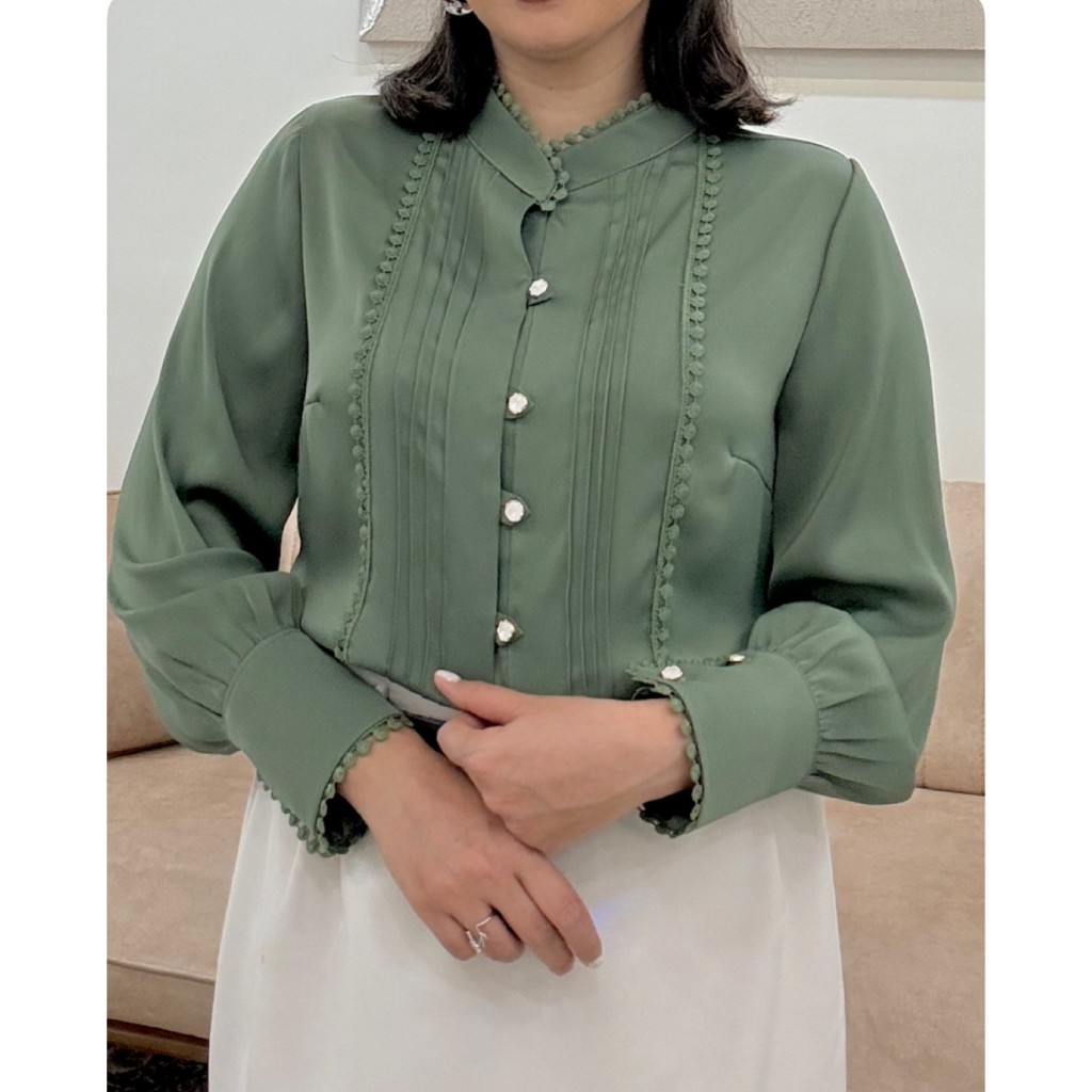 شومیز نیلا ساده