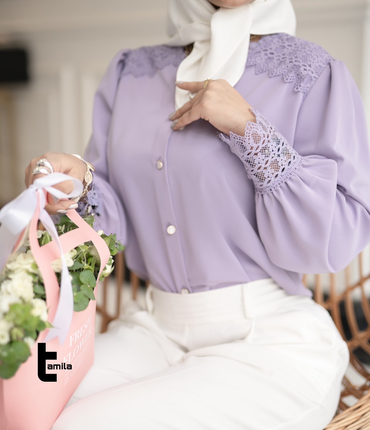 شومیز زنانه مدل نازگل کد125