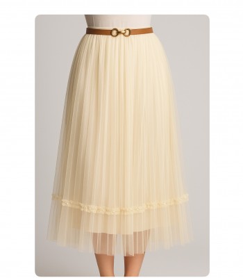 دامن پلیسه ی مرواریدی