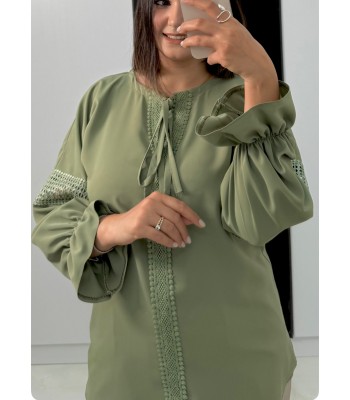 شومیز یقه گره ای کد 249