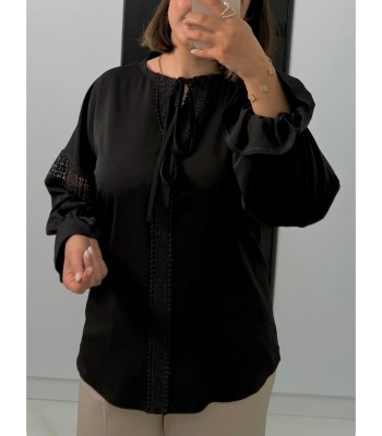 شومیز یقه گره ای کد 249