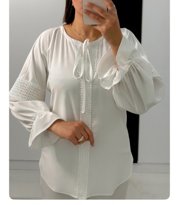 شومیز یقه گره ای کد 249