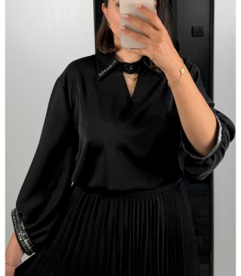 شومیز الیزه نگین پاکتی کد261