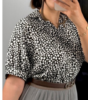 تونیک گلایول طرحدار کد253