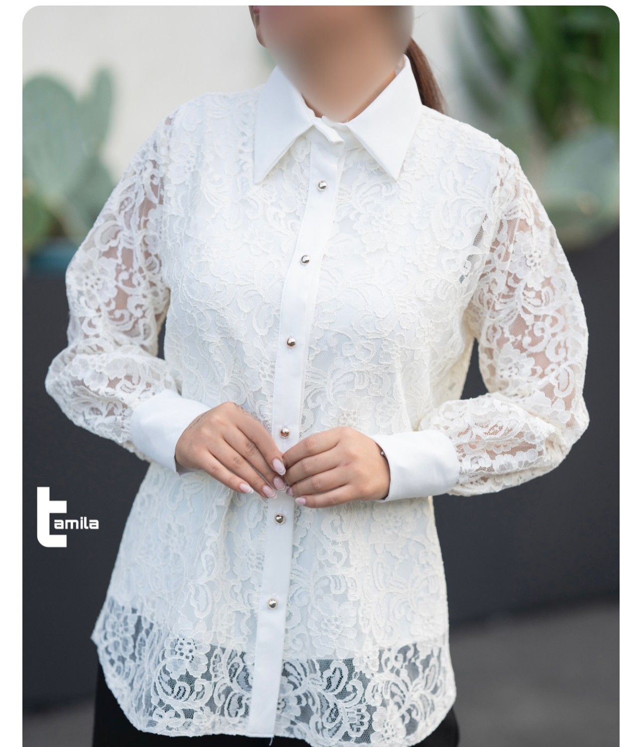 شومیز زنانه مدل گلبرگ  کد 136