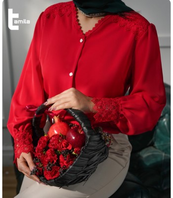 شومیز زنانه مدل نازگل کد125