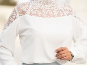 خرید شومیز سفید از بیسیک تا مجلسی و مجلل