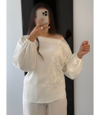 شومیز مجلسی زنانه مدل شکوفه