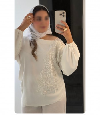 شومیز مجلسی زنانه مدل شکوفه