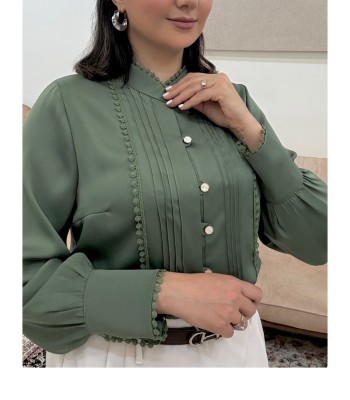 شومیز نیلا ساده