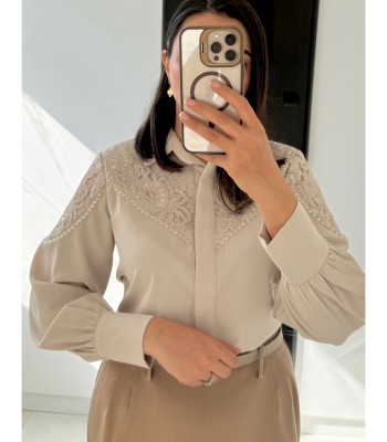 شومیز مجلسی زنانه مدل مخمل سنگدوزی