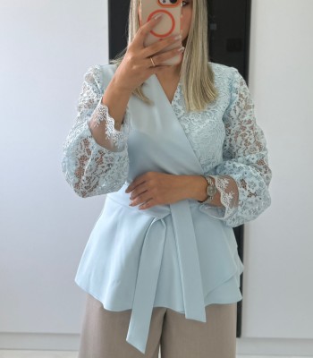 شومیز مجلسی زنانه مدل چپ و راستی