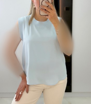 تاپ یقه گرد پلیسه