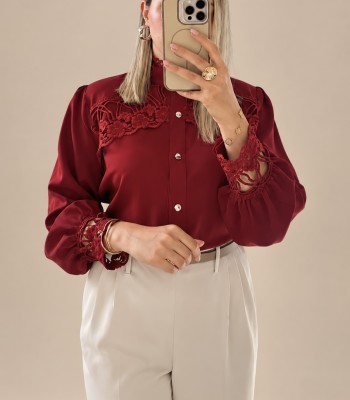 شومیز مجلسی زنانه مدل  حنا( ارسال بعد از ۱۵ روز کاری)