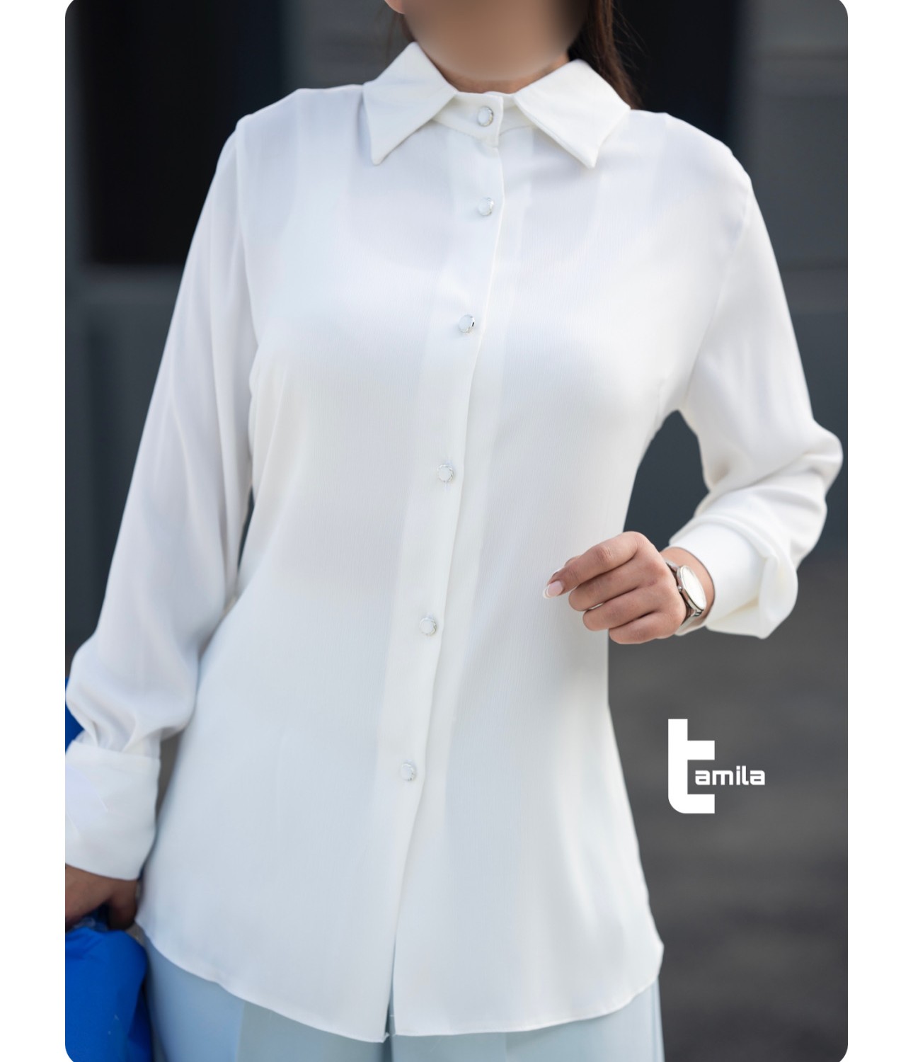 خرید شومیز سفید از بیسیک تا مجلسی.