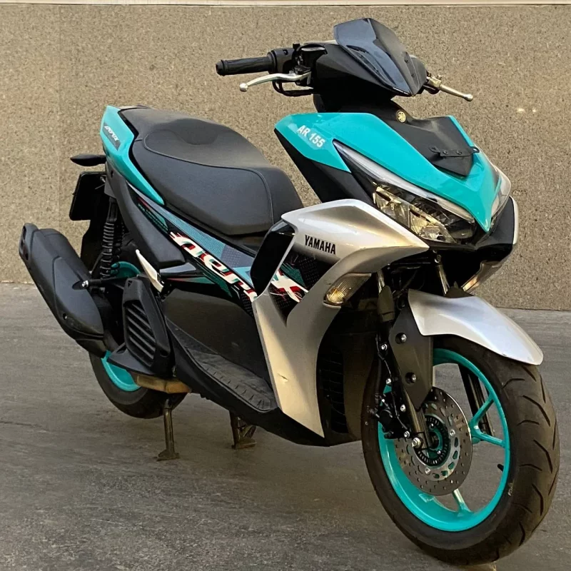 موتور سیکلت یاماها آيروکس ۱۵۵ مدل ۱۴۰۳ آبی (کارکرده)