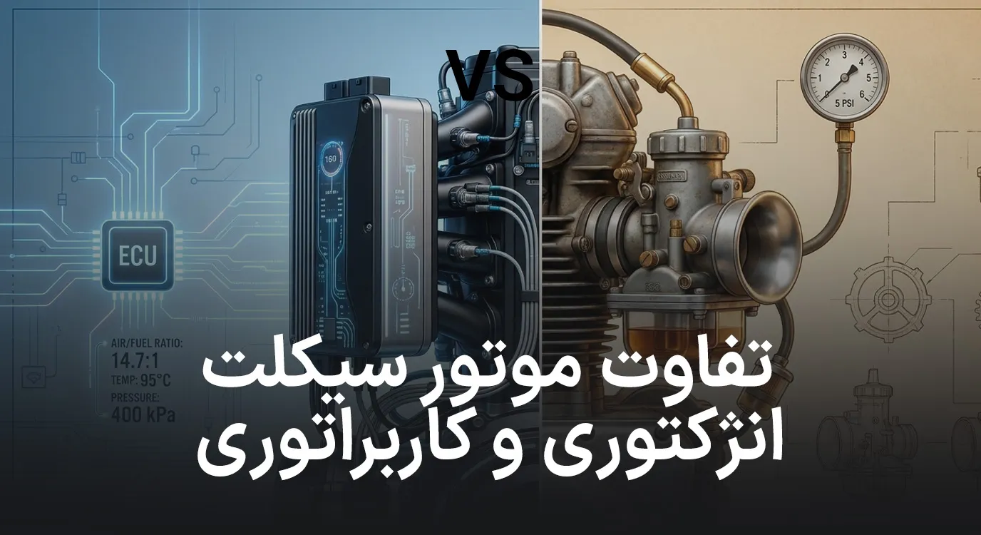 انژکتوری یا کاربراتوری؟ آشنایی با سیستم سوخت‌رسانی موتور سیکلت