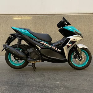 موتور سیکلت یاماها آيروکس ۱۵۵ مدل ۱۴۰۳ آبی (کارکرده)