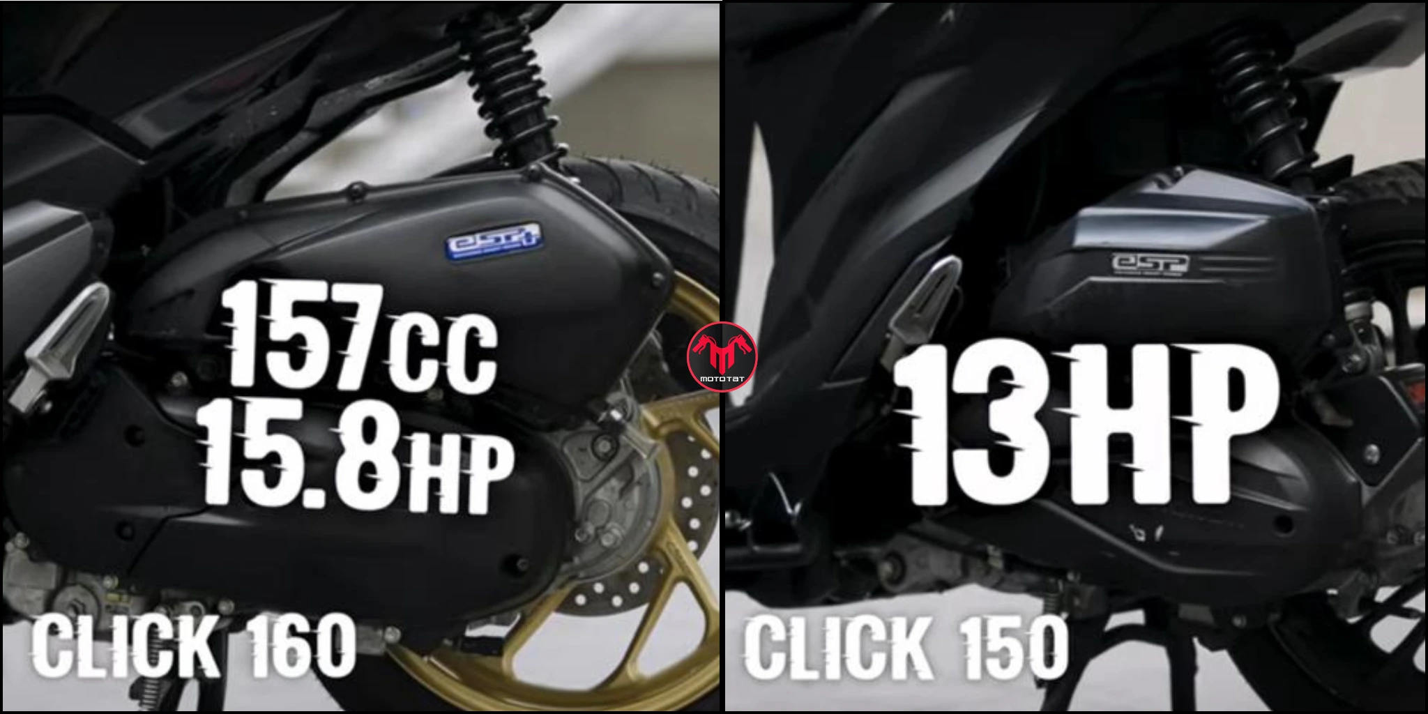 مقایسه فنی کلیک 150و کلیک ۱۶۰ 