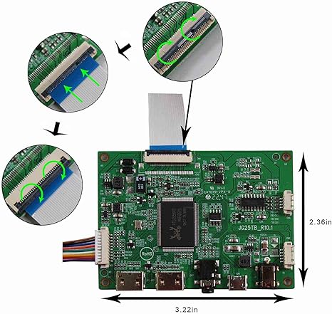 مانیتور کشیده BOE با برد کنترلر HDMI
