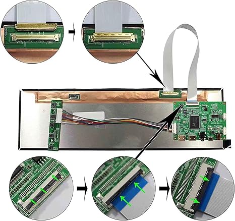 مانیتور کشیده BOE با برد کنترلر HDMI