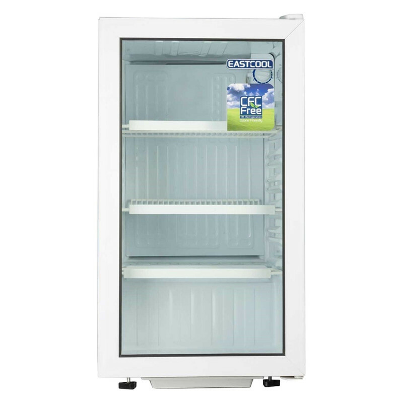 یخچال 5 فوت ایستکول مدل TM-4294-CS، با ارتفاع 80، پهنای 45 و عمق 52 سانتی متر، میزان مصرف انرژی C، دارای 4 طبقه در یخچال، دارای پایه های قابل تنظیم