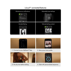 سشوار برس دار حالت دهنده دایسون مدل Airwrap id HS08 Straight+Wavy