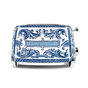 توستر 2 اسلایس کوچک smeg طرح آبی مدیترانه ای دولچه گابانا مدل TSF01