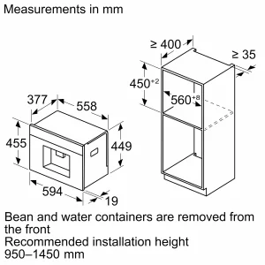 اسپرسوساز توکار بوش مدل BOSCH CTL9181B0