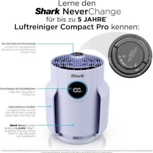 تصفیه هوای shark ninja HP072EU
