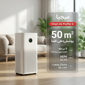 دستگاه تصفیه کننده هوا میجیا مدل Smart Air Purifier 6