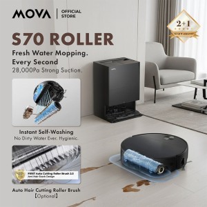 جارو رباتیک مووا مدل S70 Roller