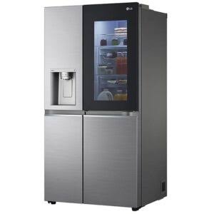 یخچال فریزر ساید بای ساید 30 فوت ال جی مدل X287 استیل