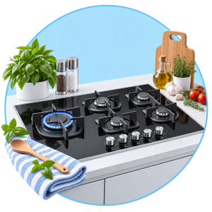 اجاق صفحه‌ای توکار