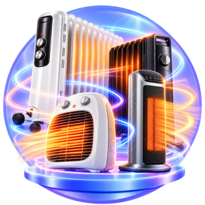 شوفاژ برقی و فن هیتر