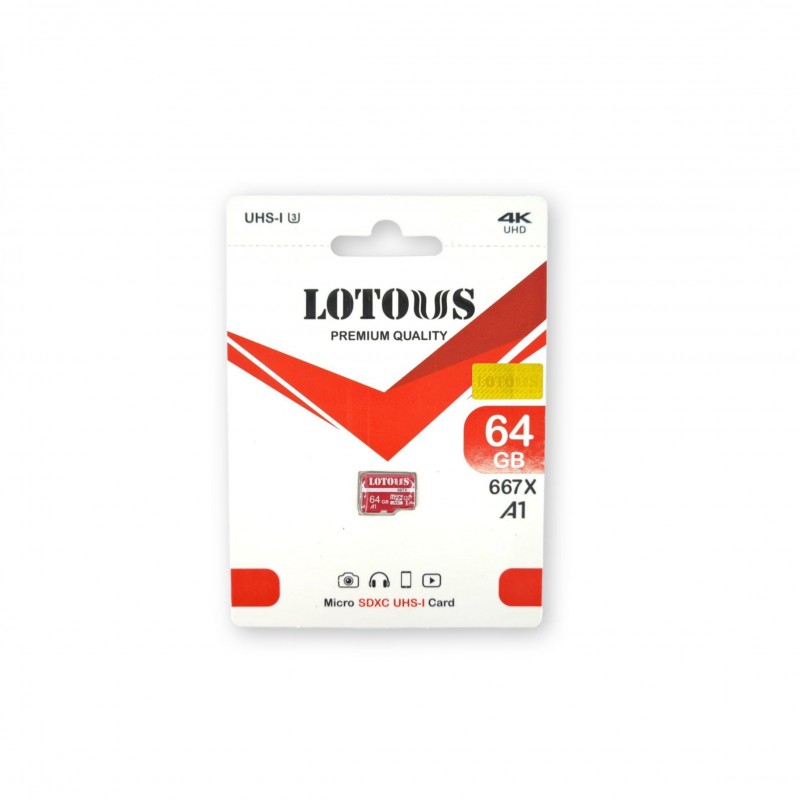 کارت حافظه  64  گیگابایت لوتوس  MicroSD